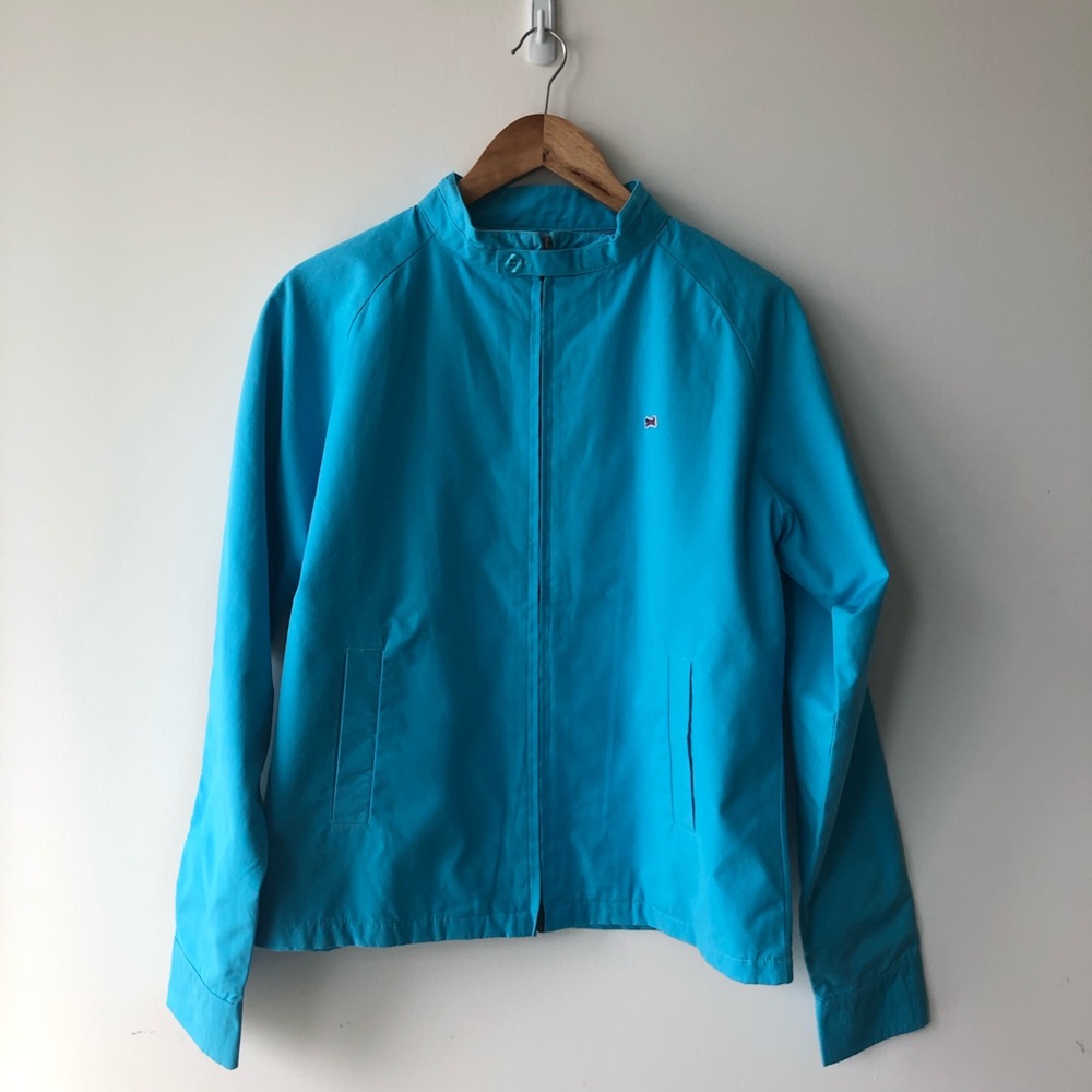 Le Tigere Vintage Horizon Blue Zip Up Jacket